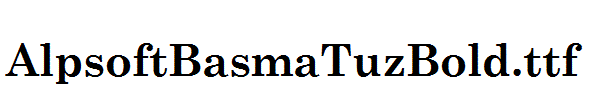 AlpsoftBasmaTuzBold.ttf