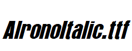 AlronoItalic.ttf