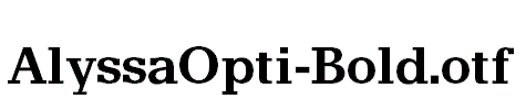 AlyssaOpti-Bold.otf