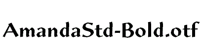 AmandaStd-Bold.otf