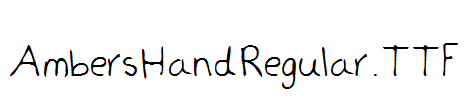 AmbersHandRegular.TTF