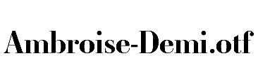 Ambroise-Demi.otf