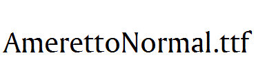 AmerettoNormal.ttf