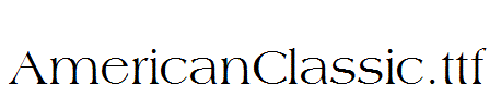 AmericanClassic.ttf