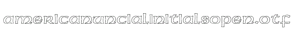 AmericanUncialInitialsOpen.otf