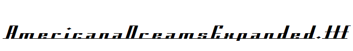 AmericanaDreamsExpanded.ttf