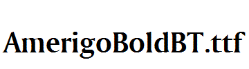 AmerigoBoldBT.ttf