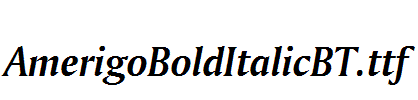 AmerigoBoldItalicBT.ttf