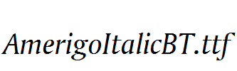 AmerigoItalicBT.ttf