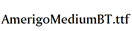 AmerigoMediumBT.ttf