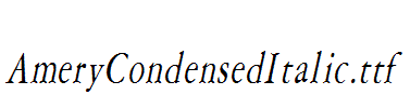 AmeryCondensedItalic.ttf