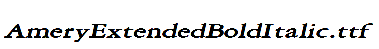 AmeryExtendedBoldItalic.ttf