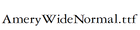 AmeryWideNormal.ttf