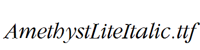 AmethystLiteItalic.ttf