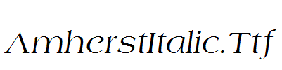 AmherstItalic.Ttf
