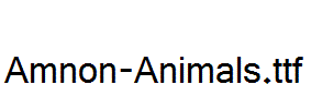 Amnon-Animals.ttf