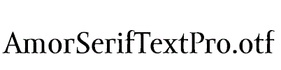 AmorSerifTextPro.otf