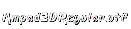 Ampad3DRegular.otf