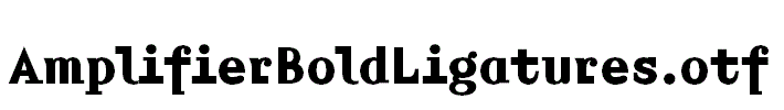 AmplifierBoldLigatures.otf