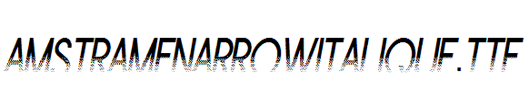 AmsTrameNarrowItalique.TTF