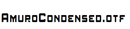 AmuroCondensed.otf