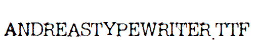 AndreasTypewriter.TTF