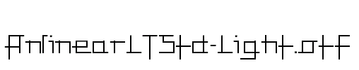 AnlinearLTStd-Light.otf