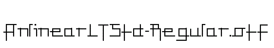 AnlinearLTStd-Regular.otf