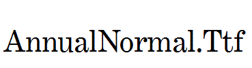 AnnualNormal.Ttf