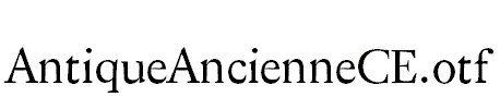 AntiqueAncienneCE.otf