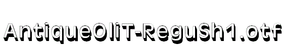 AntiqueOliT-ReguSh1.otf