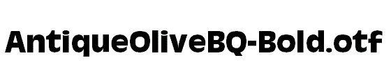 AntiqueOliveBQ-Bold.otf