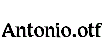 Antonio.otf