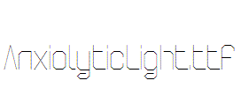 AnxiolyticLight.ttf