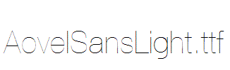 AovelSansLight.ttf