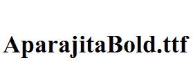 AparajitaBold.ttf