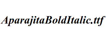 AparajitaBoldItalic.ttf