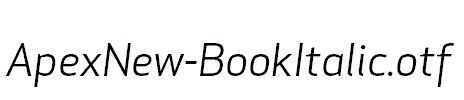 ApexNew-BookItalic.otf