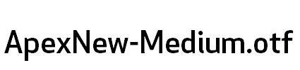 ApexNew-Medium.otf