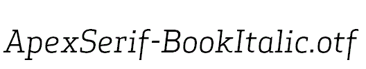 ApexSerif-BookItalic.otf