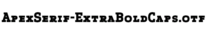 ApexSerif-ExtraBoldCaps.otf