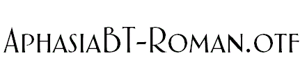 AphasiaBT-Roman.otf