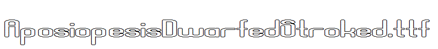 AposiopesisDwarfedStroked.otf