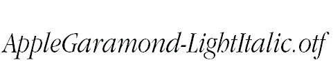 AppleGaramond-LightItalic.otf