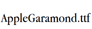 AppleGaramond.ttf