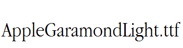 AppleGaramondLight.ttf