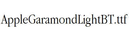 AppleGaramondLightBT.ttf