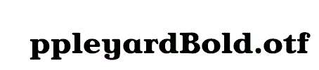 AppleyardBold.otf