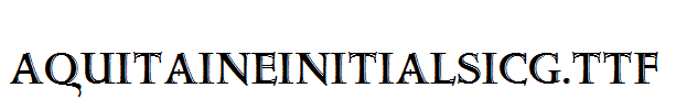AquitaineInitialsICG.ttf
