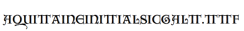 AquitaineInitialsICGAlt.ttf